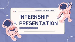 6 Months Internship Presentation | Ooi Cheah He | ☾ Youngblood Creation ☽
