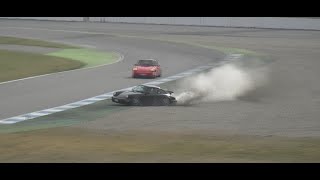 Porsche 964 CRASH ACCIDENT UNFALL Hockenheimring 07 03 2015 DSK Trackday