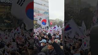 5.18광주에서 일어난 역대급집회에서 울려퍼진  윤석열대통령