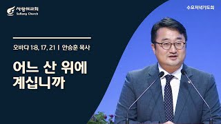 [사랑의교회] 어느 산 위에 계십니까 - 안승훈 목사