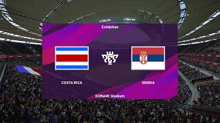 PES 2020 | Costa Rica vs Serbia - World Cup 2018 | Full Gameplay | 1080p 60FPS