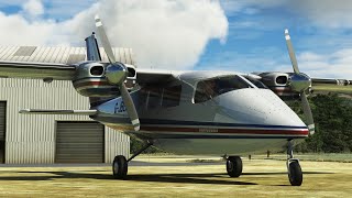 First look at the Nemeth Designs Partenavia P68B in Microsoft Flight Simulator