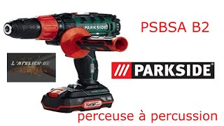 perceuse à percussion parkside PSBSA-B2