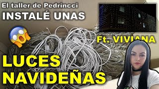 Cómo instalar ¡¡LUCES DE NAVIDAD TIPO CASCADA!! Ft Viviana
