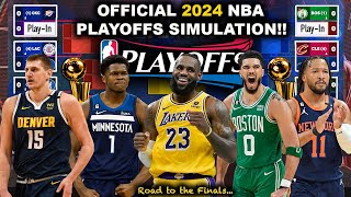 Simulating the 2024 NBA Playoffs on 2K! (Live Games)