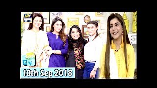 Good Morning Pakistan - Mizna Waqas & Fiza Shoaib - 10th September 2018 - ARY Digital Show