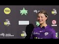 amy smith speaks following win over melbourne stars