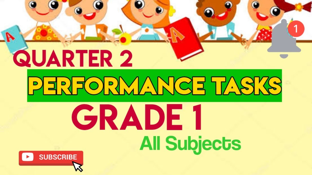 Grade 1 Quarter 2 Performance Tasks/ All Subjects - YouTube