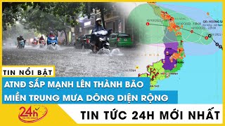 Tin tức 24h mới nhất Tin Tối 14/10. Cập nhật vị trí tâm bão số 5 hiện cách Đà Nẵng Quảng Ngãi 90km