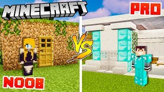 DOMEK PRO VS DOMEK NOOB W MINECRAFT! Wojan i Kati