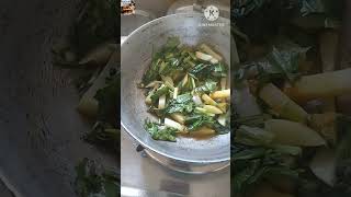 সুস্বাদু কেদ্রে শাক ভাজা @amarhenseldotcom9 | how to make kadamleaves| টেস্টি কদম শাকভাজা