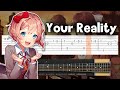 Doki Doki Literature Club! - Your Reality - Guitar tutorial (TAB)