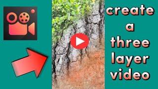 how to create a three layer video with Video Maker editor ( Video Guru )