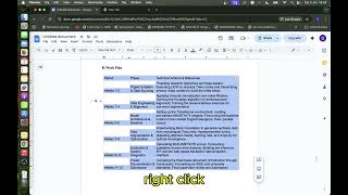 How to Vertically Center Text in Google Docs Table