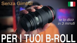 Canon EF 135mm F/2 per Video Senza Gimbal - Canon R6