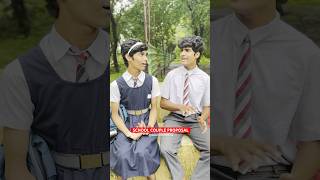 SCHOOL COUPLE VALENTINE #shorts #schoolfriends #school #schoollife #lovestory #couple #couplegoals