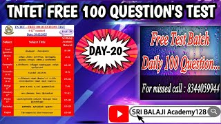 TNTET DAILY FREE QUESTIONS 20.02.25