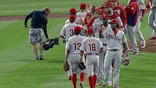 PHI@STL: Gomez induces the grounder to notch the save