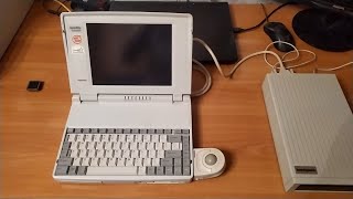 Reading a CD on Toshiba T1910CS with LPT Backpack CD-ROM