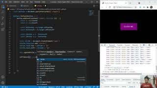 Button with ripple effect in JavaScript