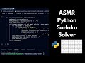 ASMR Coding: Sudoku Solver with Python | keyboard typing | soft-spoken