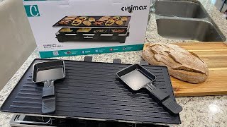 #1 Cusimax Raclette Unboxing Review: Best Indoor 2 in 1 Electric Grill.