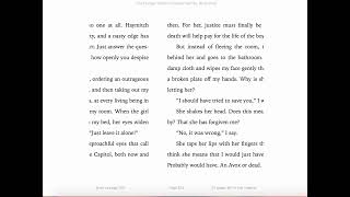 The Hunger Games: Chapter 9 Audio