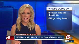 Drive on I-65? Be aware of objects thrown at cars