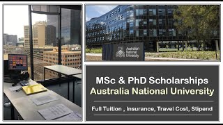 Australian National University: MSc & PhD Scholarships $34,000