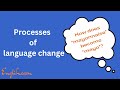 Processes of language change - CAIE/AICE Level English Language 9093, Paper 3 Language Change