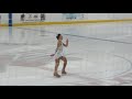 ally intermediate long skating to the harry potter hedwig theme