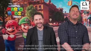 Chris Pratt y Charlie Day hablan de la esperada y controvertida película de SUPER MARIO BROS.