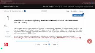 Intermediate Accounting – Chapter 12 Equity Investments Questions (Spiceland)