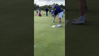 Ian Poulter Perfecting his Putting at Liv Adelaide