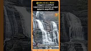 இரண்டாம் கட்ட சீசன் - சுற்றுலா பயணிகள் வருகையால் களைகட்டிவரும் குற்றால அருவிகள்..