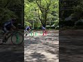 ロードバイクでスラローム練習〜おもろいです