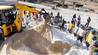 Rajasthan का कुहाड़ा धाम, जहां JCB बनाती है चूरमा प्रसादी #Kotputli आते हैं लाखों भक्त