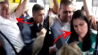 EITA! TORCEDORA DO PALMEIRAS É AGREDIDA e EXPULSA DO METRO POR CORINTIANOS!