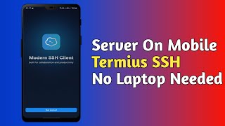 Control Your Server From Mobile | Termius SSH App Tutorial