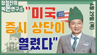 [정철진의 목돈연구소] 미국 증시 상단이 열렸다