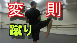 【変則蹴り】ブラジリアンキック テコンドー 蹴り技 講座  WTテコンドー ITFテコンドー　キック