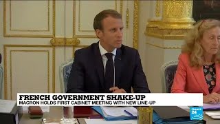 Macron holds first cabinet meeting after government shake-up