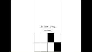 Simple Piano Tiles Game in JavaScript