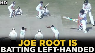 Joe Root Playing As a Left Handed Batsman | Pakistan vs England | 1st Test Day 4 | PCB | MY2L