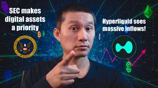 SEC makes Crypto a Priority! Hyperliquid gets huge ETF inflows during the dump!