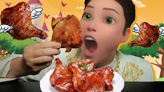 디즈니 왕자님의 자메이카 통다리구이 먹방! (Whole chicken leg mukbang) [딕즈니]