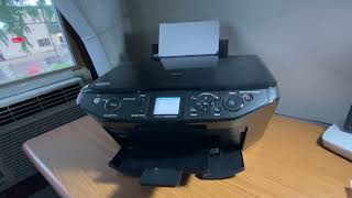 Epson Stylus Photo RX595 Printer Scanner Model C281B- Low count -inks Set-video