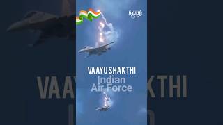 India's Air Power UNLEASHED! ✈️ Vayu Shakti 2024! Goosebumps🇮🇳  #shorts #indianarmy #iaf