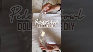 Dollar Tree DIY: Pedestal bowl. #dollartreediy #diydecor #crafts #diyhomedecor