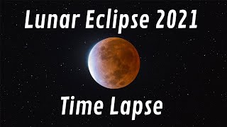Lunar Eclipse Time Lapse From Start To Maximum Phase #shorts